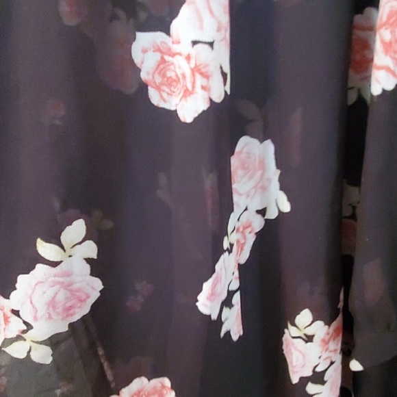 Torrid cold shoulder see threw dress size L/12 - Picture 3 of 8